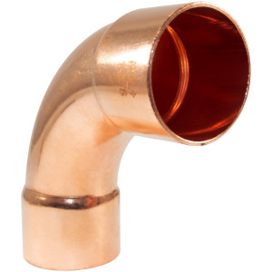 NDL N-2063 90 Degree Elbow Long turn 1-5/8 in Copper pipe fittings CxC Sweat connections for refrigeration, air conditioning and plumbing applications ACR