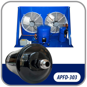 Appli Parts APFD-303 Filtro Secador 3/8 pulg para linea Liquido para Sistemas de Refrigeracion y aire acondicionado 303 SAE Rosca Universal Unidireccional 267mm Largo 100mm Ancho Appli Parts APFD-303 Filtro Secador 3/8 pulg para linea Liquido para Sistemas de Refrigeracion y aire acondicionado 303 SAE Rosca Universal Unidireccional 267mm Largo 100mm Ancho