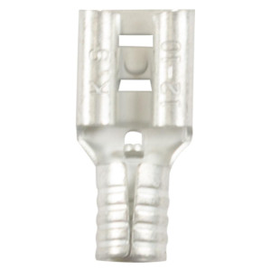 Non-insulated  Female Slip-On Connector pack of 100 wire range 12-10W 60251CX Non-insulated  Female Slip-On Connector pack of 100 wire range 12-10W 60251CX
