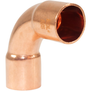 NDL N-2722 90 Degree Elbow Long turn 5/8in Copper pipe fittings C x C Sweat connections for refrigeration, air conditioning, and plumbing applications ACR
 NDL N-2722 90 Degree Elbow Long turn 5/8in Copper pipe fittings C x C Sweat connections for refrigeration, air conditioning, and plumbing applications ACR