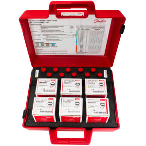 Danfoss 068Z7100 Valvula de Expansion Kit T 2, TE 2, incluye 1 x 068Z3206, 1 x 068Z3209, 1 x 068Z3400, 1 x 068Z3403, 1 x 068Z3346, 1 x 068Z3348,1 x 068-2002, 1 x 068-2003, 1 x 068-2010,  2 x 068-2015, 2 x 068-2006, 1 x 068-2007, 1 x 068-2008, 1 x 068