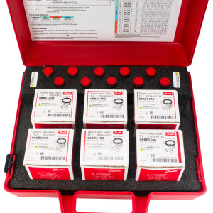 Danfoss 068Z7100 Valvula de Expansion Kit T 2, TE 2, incluye 1 x 068Z3206, 1 x 068Z3209, 1 x 068Z3400, 1 x 068Z3403, 1 x 068Z3346, 1 x 068Z3348,1 x 068-2002, 1 x 068-2003, 1 x 068-2010,  2 x 068-2015, 2 x 068-2006, 1 x 068-2007, 1 x 068-2008, 1 x 068