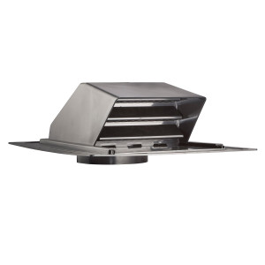 Lambro 356 Black Plastic Roof Vent 6 inch