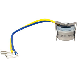 Appli Parts APBT-L55CA Bimetal Termico 2 Cables Abre a 13C y Cierra a 4C, con clip, cables de colores azul y amarillo, Referencia BIM-318 / Termodisco 15pies Appli Parts APBT-L55CA Bimetal Termico 2 Cables Abre a 13C y Cierra a 4C, con clip, cables de colores azul y amarillo, Referencia BIM-318 / Termodisco 15pies