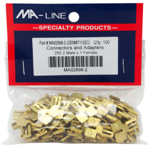 MA-Line MA02898-2 Special Device Disconnect 16-14, 250 TAB. Bag of 100ea