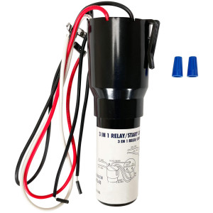Appli Parts APTO-810 Kit 3 en 1, 1/12 a 1/5 HP, 115 V, Relay de Arranque, Capacitor y Termico Kit 3 en 1 RCO-810 remplazo para compresores de capacidad entre 1/12 y 1/5hp 115V UL SA44719 Appli Parts APTO-810 Kit 3 en 1, 1/12 a 1/5 HP, 115 V, Relay de Arranque, Capacitor y Termico Kit 3 en 1 RCO-810 remplazo para compresores de capacidad entre 1/12 y 1/5hp 115V UL SA44719