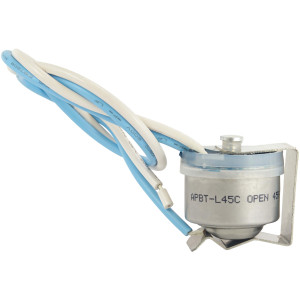 Appli Parts APBT-L45C Bimetal Termico 2 Cables Abre a 7 C y Cierra a -4 C, con clip, cables de colores negro y negro, Referencia BIM-315 Termodisco Appli Parts APBT-L45C Bimetal Termico 2 Cables Abre a 7 C y Cierra a -4 C, con clip, cables de colores negro y negro, Referencia BIM-315 Termodisco