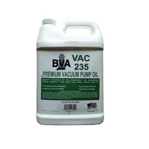 Vacuum Pump Oil Vac 235 Gallon Bva, Viscosity at 40C cSt 67.42, Viscosity at 100F Sus 349.36 Vacuum Pump Oil Vac 235 Gallon Bva, Viscosity at 40C cSt 67.42, Viscosity at 100F Sus 349.36