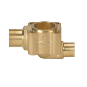 Danfoss 067B4007 Cuerpo Valvula de Expansion TE5, 1/2 x 5/8 pulg. Sold, recta