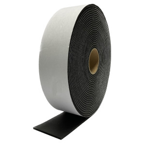 Appli Parts APTF-230 Tape Cinta Espuma Aislante de 1/8 pulg x 2 pulg x 30 ft (3mmx50mmx9m), temperatura de tolerancia 80 C, densidad 0.033 g/cm3