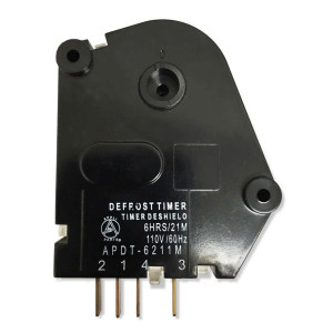 Appli Parts APDT-6211M 6 hr, 21 min, 110 V, 60 Hz, Defrost Timer Pin 2143 for Refrigerators replaces TIM-111, NUV-21A and others Appli Parts APDT-6211M 6 hr, 21 min, 110 V, 60 Hz, Defrost Timer Pin 2143 for Refrigerators replaces TIM-111, NUV-21A and others