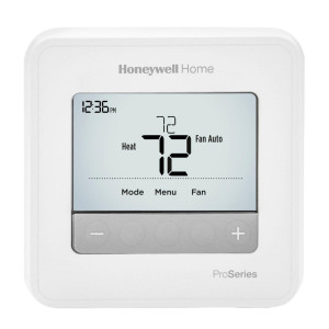 Honeywell TH4110U2005/U T4 PRO Programmable Thermostat for Air Conditioning Systems 1 Heat/1 Cool 5-2 Day, 5-1-1 Programming