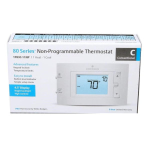 Termostato A.A. De Pared Emerson 1 Etapa 24v Digital (No Programable) 1F83C-11NP Termostato A.A. De Pared Emerson 1 Etapa 24v Digital (No Programable) 1F83C-11NP