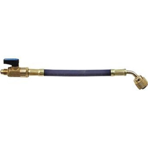 Uniweld UBV146B Refrigeration Hose 6 in Blue with Valve 90051