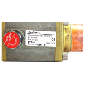 Solenoid Valve Danfoss 2 1/8" Evr40 Odf Only Body