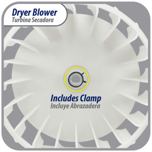 Y303836 Appli Parts Dryer Blower Wheel 303836AP Compatible with DE602, 5306599498, 1245880, 3-12913, 3-3836, 303836, 312913 Y303836 Appli Parts Dryer Blower Wheel 303836AP Compatible with DE602, 5306599498, 1245880, 3-12913, 3-3836, 303836, 312913