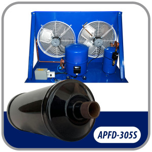 Appli Parts APFD-305S Filtro Secador 5/8 pulg para linea Liquido para Sistemas de Refrigeracion y aire acondicionado 305S ODF Soldable Universal Unidireccional 254mm Largo 83mm Ancho Appli Parts APFD-305S Filtro Secador 5/8 pulg para linea Liquido para Sistemas de Refrigeracion y aire acondicionado 305S ODF Soldable Universal Unidireccional 254mm Largo 83mm Ancho