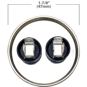 Appli Parts Run Capacitor for ac 15 Mfd uF (microfarads) 370VAC CBB65 Round Universal fit for hvac and other applications in High in Wide CON-15-370-R

