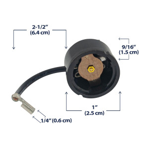 Tecumseh Overload Protector for compressor 1/5Hp 115V K90-07
