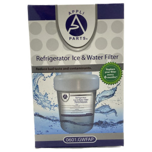 Appli Parts WFAP Filtro de Agua para refrigeradora tipo GE General Electric remplaza GWFAP, HWFAP, MWFAP, MWFINTAP, WR197D6321P001AP