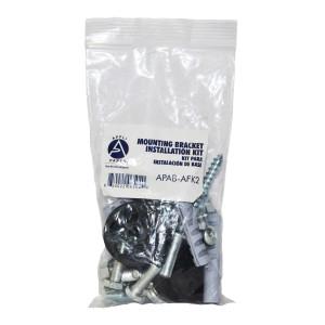 Appli Parts APAB-AFK2 Kit de montaje para soporte de Unidad Condensadora de Mini Split, incluye almohadillas de goma, tornillos, niveladores, expansores