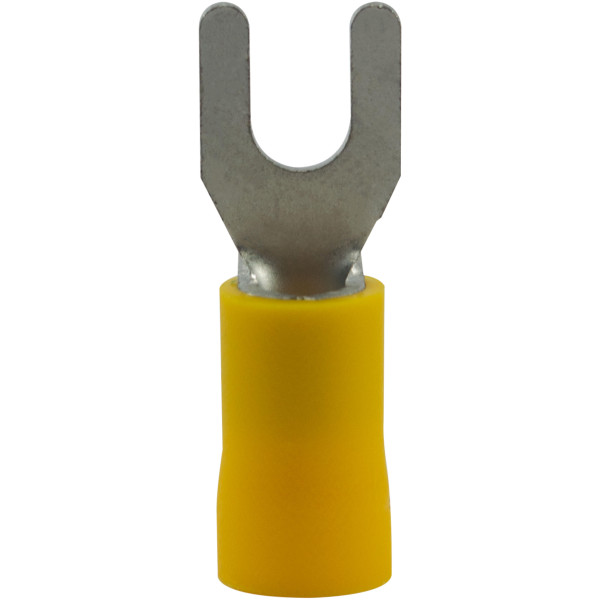 thumbnail image 2 of 3M Heat Shrink Ring Terminals, 12-10 Gauge Wire, #8 Stud – Yellow Marine-Grade Connectors (Made In USA) 2 of 6