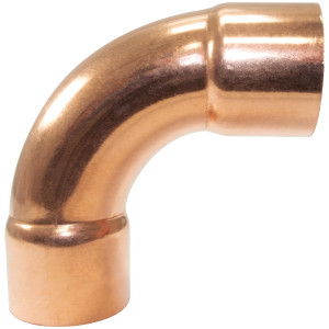 NDL N-2055 90 Degree Elbow Long turn 1-3/8 in Copper pipe fittings CxC Sweat connections for refrigeration, air conditioning and plumbing applications ACR
 NDL N-2055 90 Degree Elbow Long turn 1-3/8 in Copper pipe fittings CxC Sweat connections for refrigeration, air conditioning and plumbing applications ACR