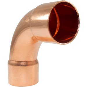 NDL N-2055 90 Degree Elbow Long turn 1-3/8 in Copper pipe fittings CxC Sweat connections for refrigeration, air conditioning and plumbing applications ACR
 NDL N-2055 90 Degree Elbow Long turn 1-3/8 in Copper pipe fittings CxC Sweat connections for refrigeration, air conditioning and plumbing applications ACR