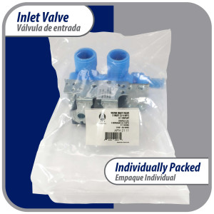 WH13X81 Appli Parts inlet water valve for washing machine 2 x 3/4 NPT Inlet 1 x 1/2 Outlet 110-120V 50/60Hz Universal replacement for General Electric and other brands APIV-2111 WH13X81 Appli Parts inlet water valve for washing machine 2 x 3/4 NPT Inlet 1 x 1/2 Outlet 110-120V 50/60Hz Universal replacement for General Electric and other brands APIV-2111