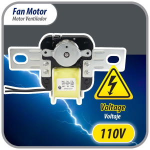Appli Parts APFM-329 20 W Motor Ventilador, 110 V, 50/60 Hz, 0.48 A, 3000 rpm, rotacion CW remplazo Universal para Evaporadores, no incluye aspa Appli Parts APFM-329 20 W Motor Ventilador, 110 V, 50/60 Hz, 0.48 A, 3000 rpm, rotacion CW remplazo Universal para Evaporadores, no incluye aspa