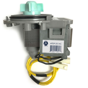 Appli Parts APDP-351AC EAU61383503 Motor Bomba Drenaje Lavadora 35 W, 110 V, 60 Hz con cable compatible con LG EAU62263303, 4681EA2001C, 4681EA2001S, 4681EA2002H, 4681EA2001V, 4681EA2002D, LP3503
