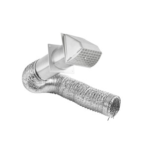 Lambro 1363W Transition Dryer Duct Hood Vent