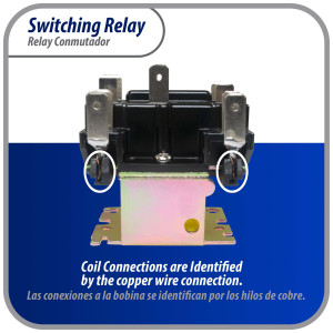 Appli Parts APSWR-341 90-341, 110 VAC, General Purpose Switching Relay, DPDT, for HVAC applications and other general electrical installations, Replaces APSR-341