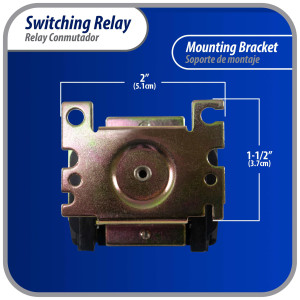 Appli Parts APSWR-341 90-341, 110 VAC, General Purpose Switching Relay, DPDT, for HVAC applications and other general electrical installations, Replaces APSR-341