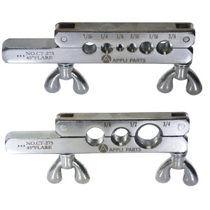 Appli Parts APT-FT278 Juego Expansor y Corte kit de herramientas incluye Avellanador de tubo de cobre, Llave ratchet y cortador de tubo de 1/8 hasta 3/4 de pulg Appli Parts APT-FT278 Juego Expansor y Corte kit de herramientas incluye Avellanador de tubo de cobre, Llave ratchet y cortador de tubo de 1/8 hasta 3/4 de pulg