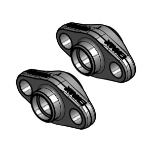 Danfoss 027N1220 Bridas para Valvulas Fa, Tea/Teaq/Teat/Teva, Pm, Pmc, Pmfl/Pmfh, Evr/Evra