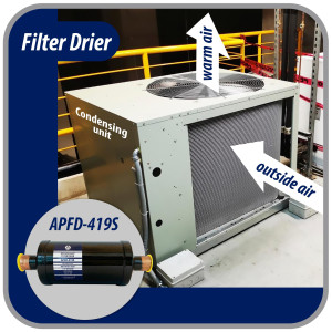 Appli Parts APFD-419S Filtro Secador 1-1/8 pulg para linea Liquido para Sistemas de Refrigeracion y aire acondicionado 419S ODF Soldable Universal Unidireccional 267mm Largo 95mm Ancho Appli Parts APFD-419S Filtro Secador 1-1/8 pulg para linea Liquido para Sistemas de Refrigeracion y aire acondicionado 419S ODF Soldable Universal Unidireccional 267mm Largo 95mm Ancho