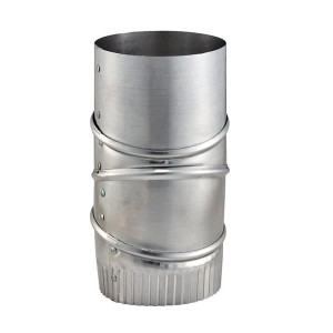 Lambro 724 Galvanized Adjustable Elbow 90 Degree 6 inch 