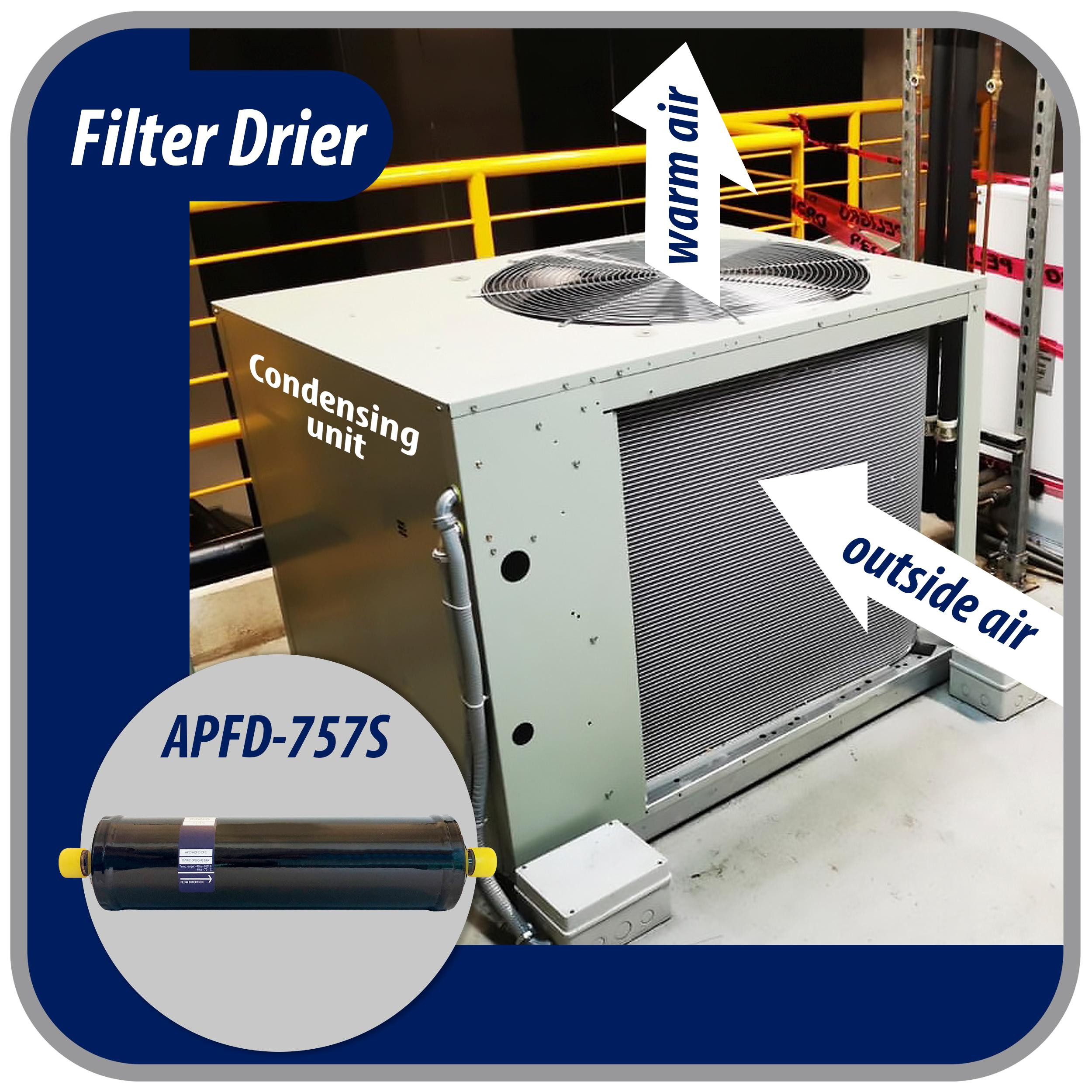 Appli Parts APFD-757S 7/8 Zoll Flüssigkeitsleitung Kältemittel AC Filter Trockner HLK Kühlschrank - Bild 8 von 8