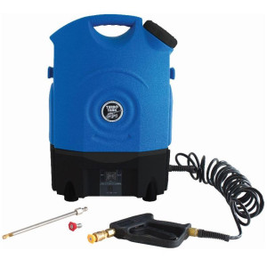 Nu-Calgon 4778-0 Turbo Tank Portable Rinsing Sprayer 130psi rechargeable battery, removable 4.5 gallon water tank, durable hose and spray gun, 90-degree spray wand for mini-splits Nu-Calgon 4778-0 Turbo Tank Portable Rinsing Sprayer 130psi rechargeable battery, removable 4.5 gallon water tank, durable hose and spray gun, 90-degree spray wand for mini-splits