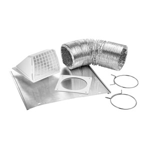 Kit Ducto Transicion Lambro 4inX5ft 1373w, 2 Abrazaderas, Caja Individual