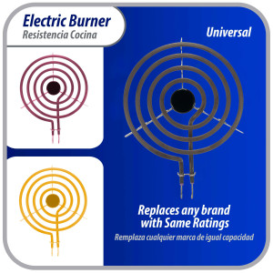 WB30X253 Appli Parts Surface Burner Heating Element 4 Turns, 8 in, 240 V, Compatible with General Electric SP21YA, WB30K10003, 404072, SU202, SP21YA, TS4W8221, Y04000035, WB30T10071, 5304431015, 5303015715 WB30X253 Appli Parts Surface Burner Heating Element 4 Turns, 8 in, 240 V, Compatible with General Electric SP21YA, WB30K10003, 404072, SU202, SP21YA, TS4W8221, Y04000035, WB30T10071, 5304431015, 5303015715