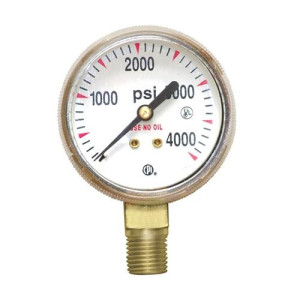 Uniweld G7SD Regulator Gauge High Nitrogen for RHP400 4000psi