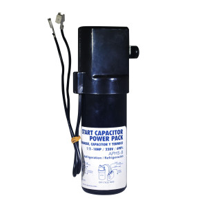 Appli Parts APHS-8 1/12 to 10 HP, 110/220 V, 1 Ph, Hard Start kit Capacitor power pack booster for air conditionning and refrigeration compressors, Up to 690 percent Torque