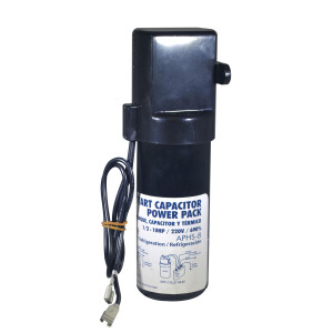 Appli Parts Relay de Arranque, Capacitor y Termico amplificador de potencia para aire acondicionado de 1/12-10 HP y compresores de refrigeracion 110-220 Voltios 1 Ph hasta 690 porciento de torque APHS-8