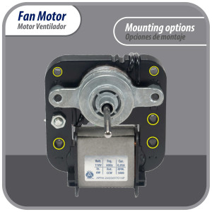 Appli Parts APFM-240369701AP Freezer Fan Motor replacement 6 W, 110 V, 60 Hz, 0.05 A, 3000 rpm, CCW rotation, replaces freezer motor fan numbers 240369701, 5303918549, 1637660, 240315801, 240315802 and others Appli Parts APFM-240369701AP Freezer Fan Motor replacement 6 W, 110 V, 60 Hz, 0.05 A, 3000 rpm, CCW rotation, replaces freezer motor fan numbers 240369701, 5303918549, 1637660, 240315801, 240315802 and others