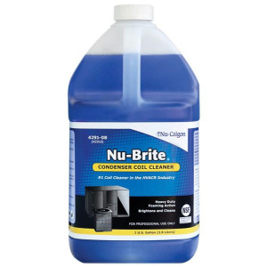 Nu-Calgon 4291-08 Nu-Brite 1 gal Condenser Coil Cleaner Nu-Calgon 4291-08 Nu-Brite 1 gal Condenser Coil Cleaner