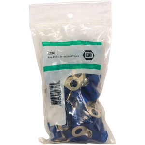 Insulated Ring No6 Ins  5/16in Stud 25 pcs 61252NX Insulated Ring No6 Ins  5/16in Stud 25 pcs 61252NX