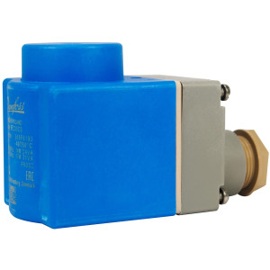 Danfoss 018F6732 Bobina para Solenoide 220-230 V, 60 Hz, 14 W,  50Hz, 17 W, IP67, BE230CS, Caja de Conexion, Sirve para Valvulas VDH y VDHT, identico 018F8732, 018F7919
