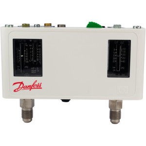 Danfoss Presostato Refrigeracion Kp15 Alta/Baja Auto/Manual 1/4 pulg Flare M/24 Capilar NO Incluido 60-126491